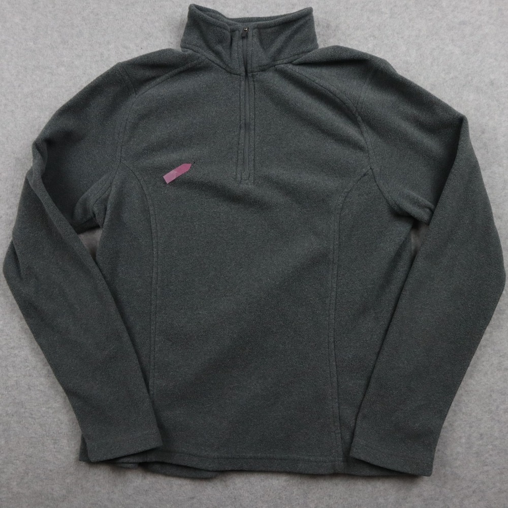 Lands End 1/4 Zip Pullover Womens Small Polartec Fleece Mock Neck Long Sleeve